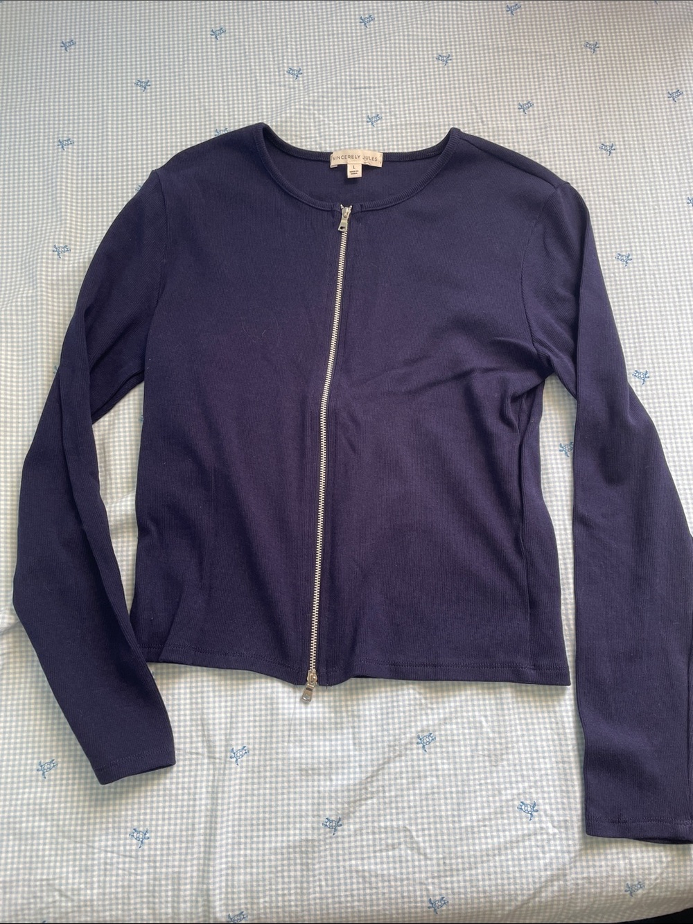 NWOT Sincerely Jules Lightweight Zip Up Jacket